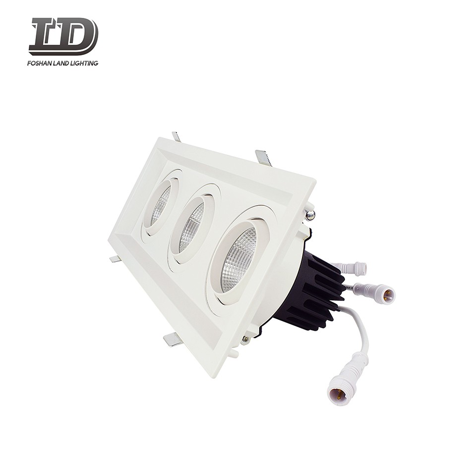 Downlight llevado mazorca cuadrado 36w