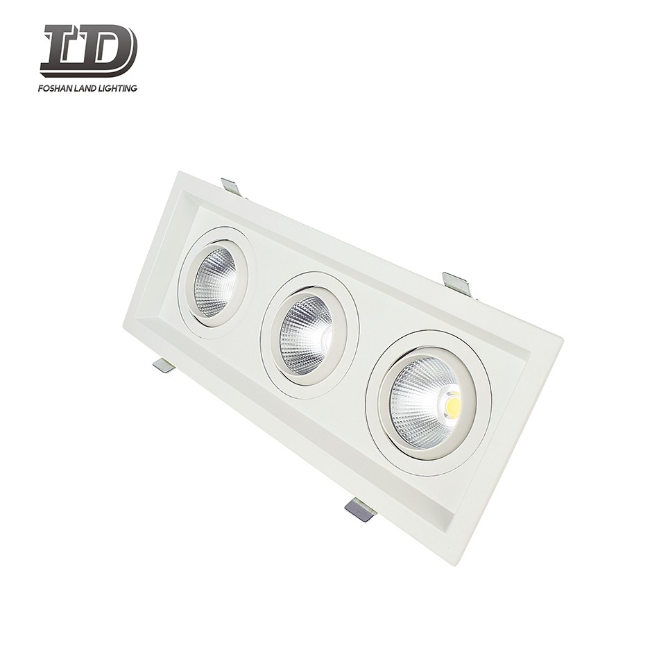 Faretto da incasso a LED Cob quadrato da 36 W