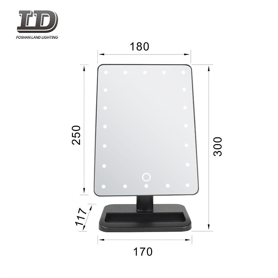 Mirror With Light Make-up Table Top Mirror IP44