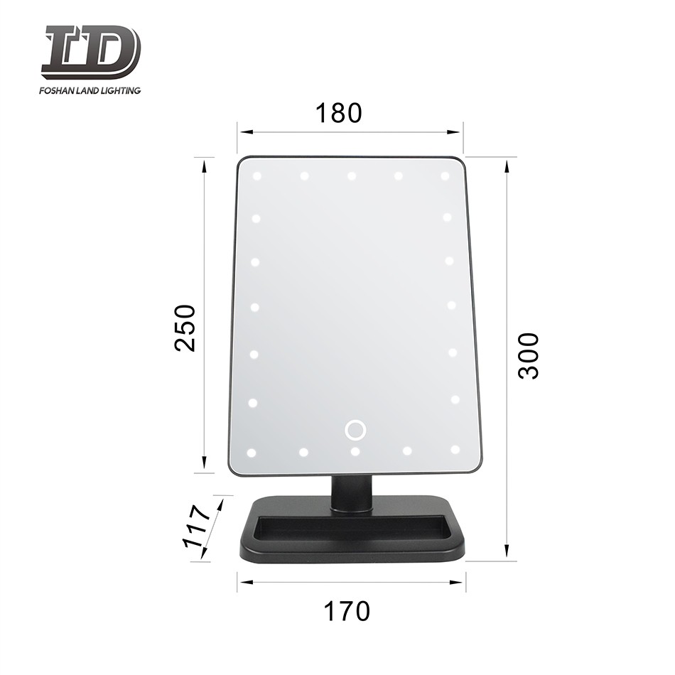 Espejo con luz Espejo de sobremesa de maquillaje IP44