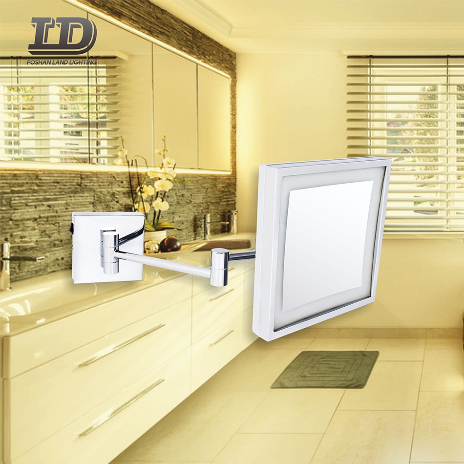 Bathroom Shaving Mirror Light Hotel Mirror Light Foldable And Magnifying Mirror