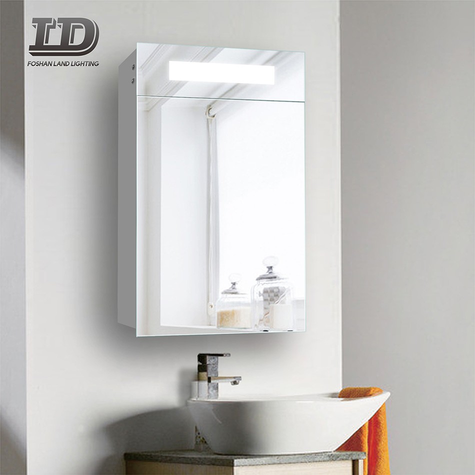 Wall Mounted Bathroom LED Light Medicine Cabinet With Touch Sensor Mirror Cabinet