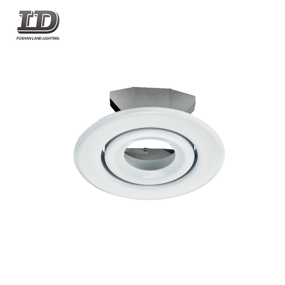 Ρυθμιζόμενη επένδυση Downlight με 4 ιντσών Σίδερο άσπρο Φινίρισμα Gimbal