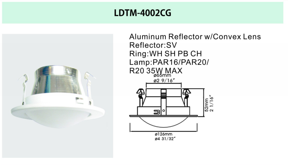 4 inch led recessed light trim