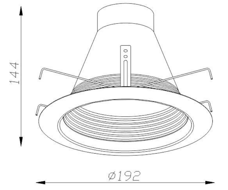 Dimmable Slim Ultra Thin Retrofit LED Recessed Lighting Fixture