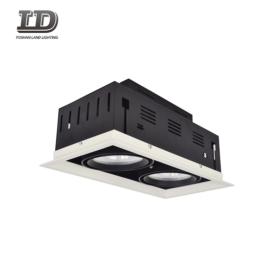 Prostokątny podwójny reflektor typu downlight Cob o mocy 30 W