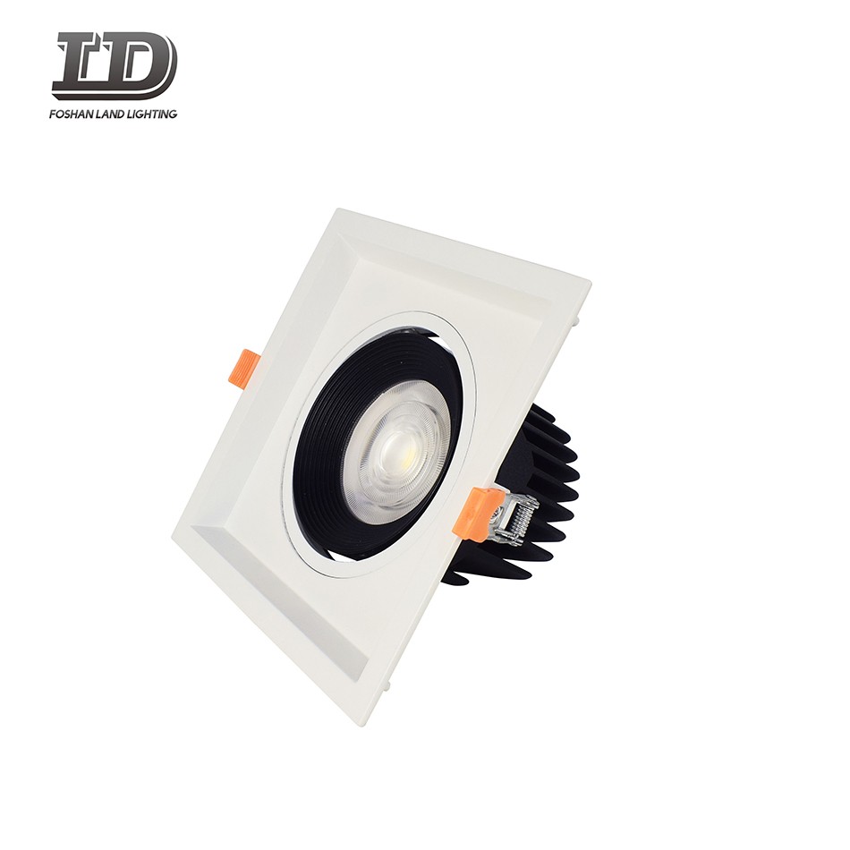 5 Zoll 15 W quadratische LED-Gimbal-Downlight-Verkleidung mit Anschlussdose