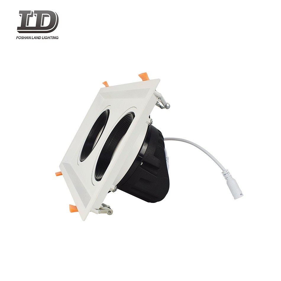 Downlight con giunto cardanico LED Cob Blcak da 24 W