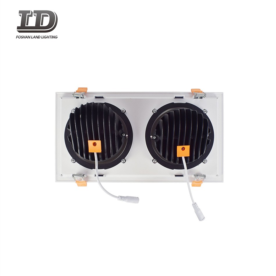 Downlight con giunto cardanico LED Cob Blcak da 24 W