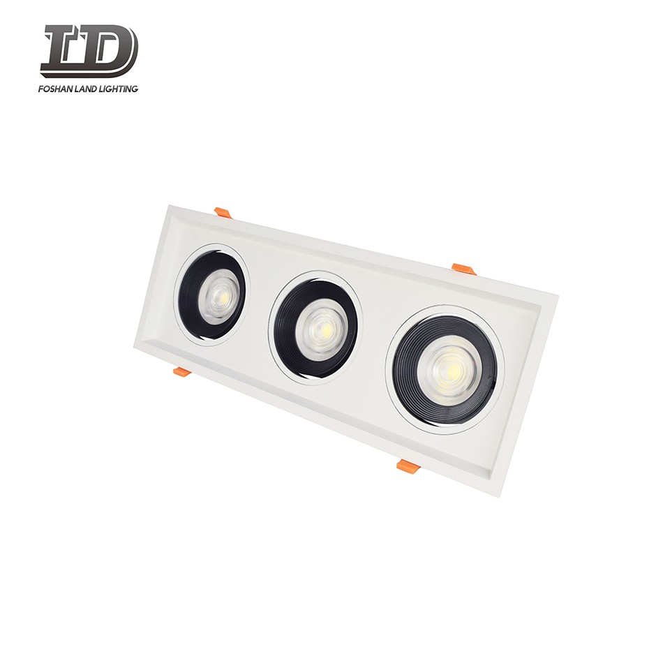 Downlight con giunto cardanico LED Cob Blcak da 36 W