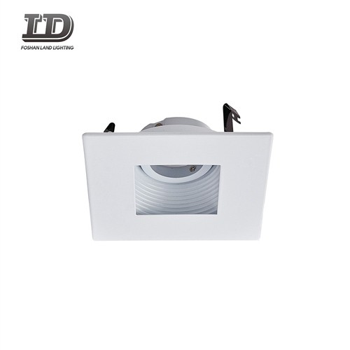 4 Inch Square Gimbal Aluminum Recessed Light Trim