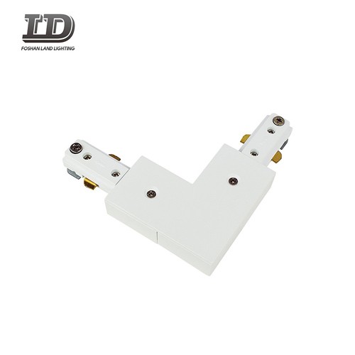 Conector de luz de riel LED tipo L de 3 cables