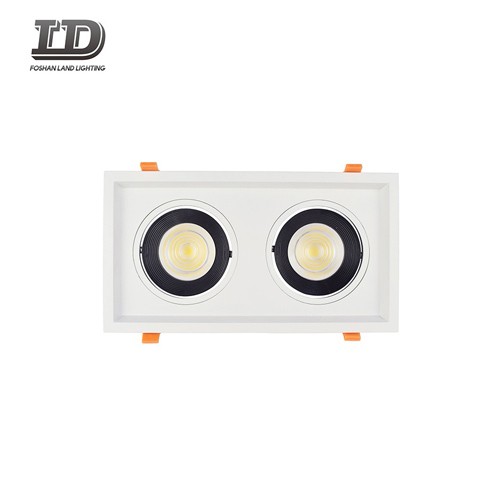 Downlight con giunto cardanico LED Cob Blcak da 24 W