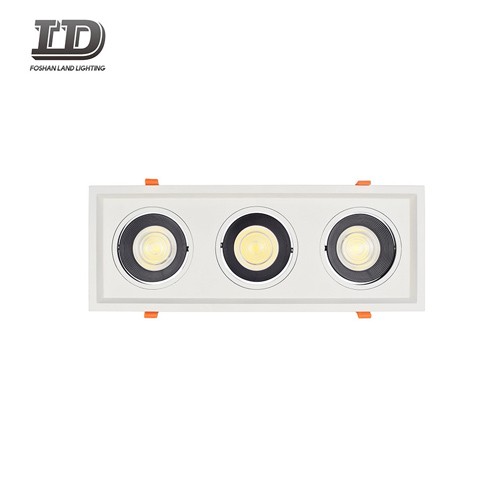 Foco empotrable de cardán negro Cob Led de 36w