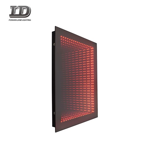 Espejo de pared LED 3D inteligente, espejo de baño infinito IP44