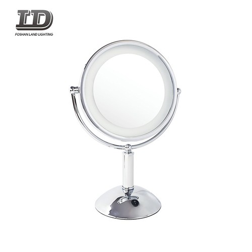 Miroir avec lumière LED carrée, lumière grossissante 3x pour miroir d'hôtel IP44