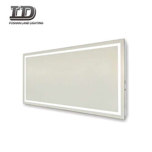 Miroir de courtoisie à LED avec bord lumineux, miroir lumineux