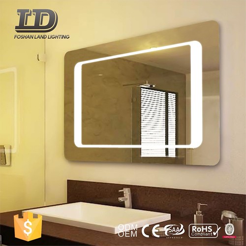 Interruptor de sensor IP44 con espejo iluminado LED retroiluminado