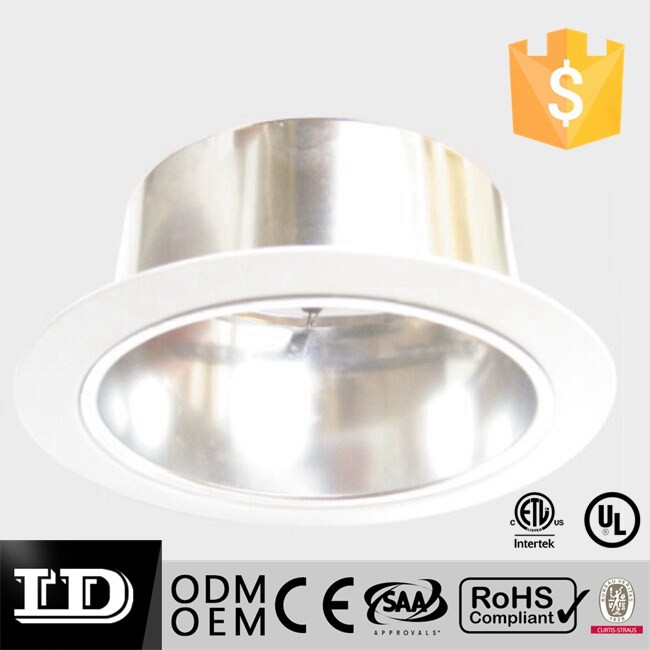 Garniture de déflecteur pour downlight encastré en forme de médaille de 6 pouces