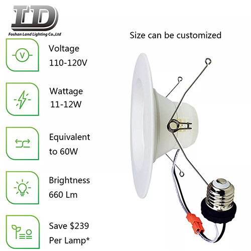 Zaleta oświetlenia wpuszczanego