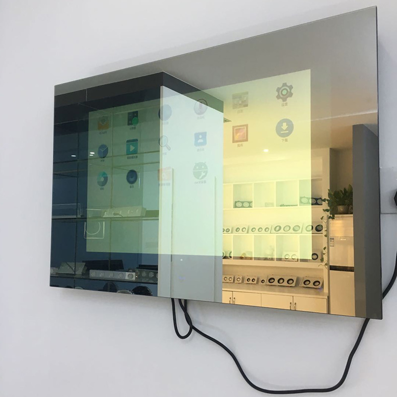 IP65 Multi-function Bathroom Touch Screen Led TV Mirror Shower Room TV Mirror Waterproof