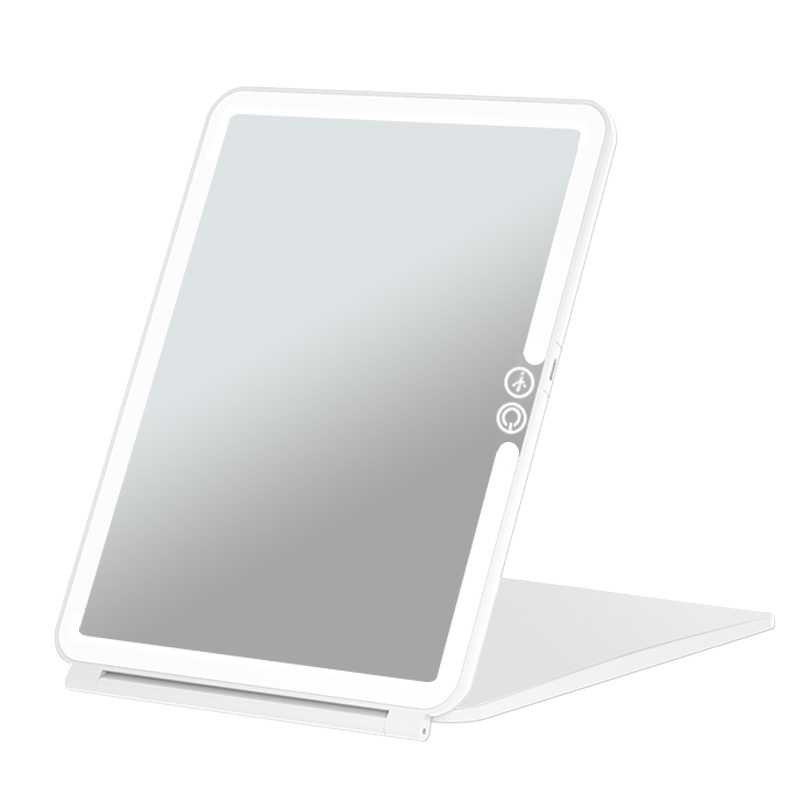 10.2 inch four-side light bar flip plastic mirror