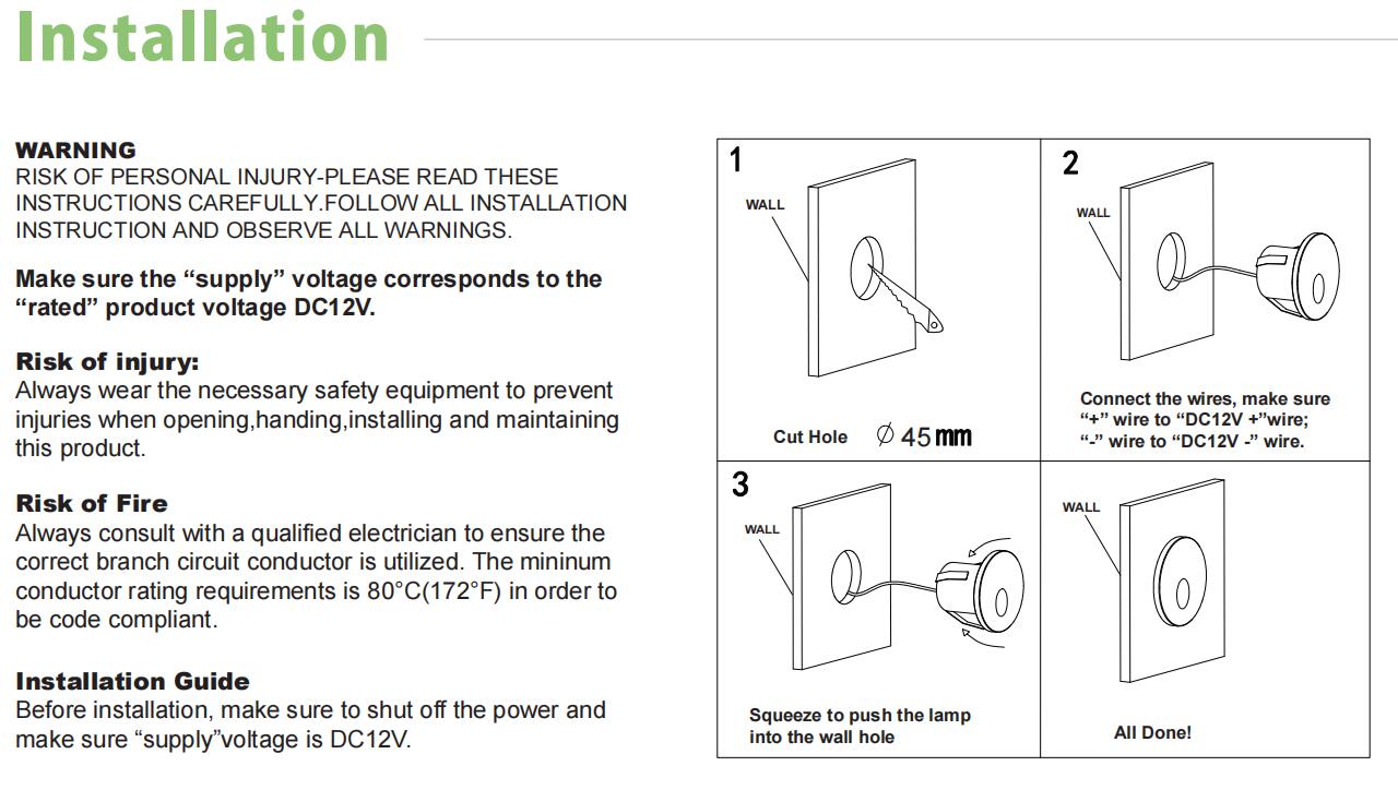 stair step light