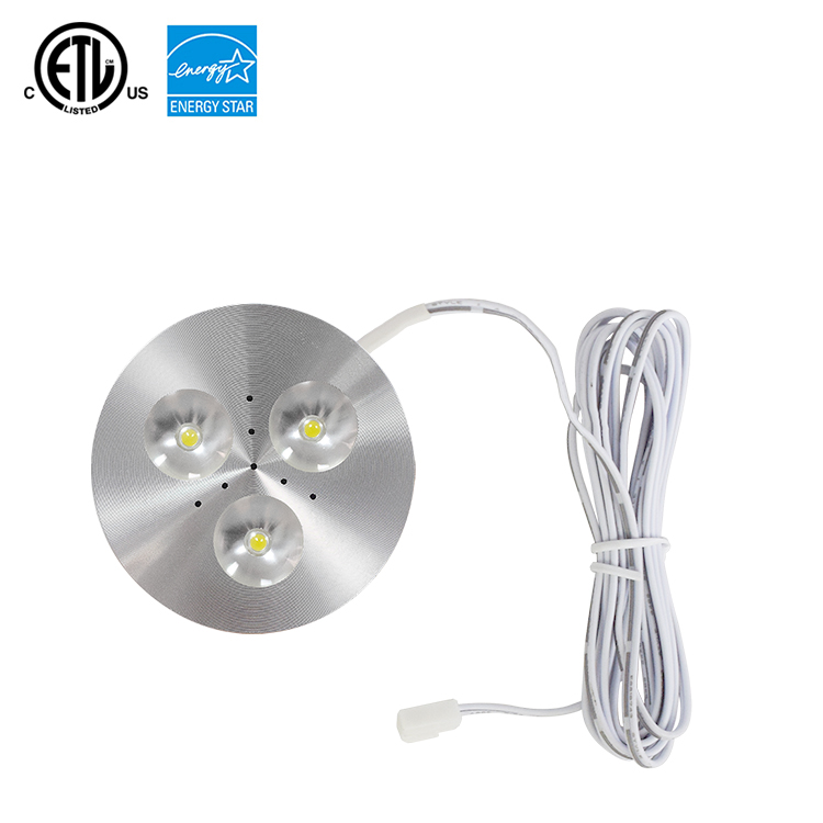 Luz LED linear iluminada sob iluminação do gabinete ETL