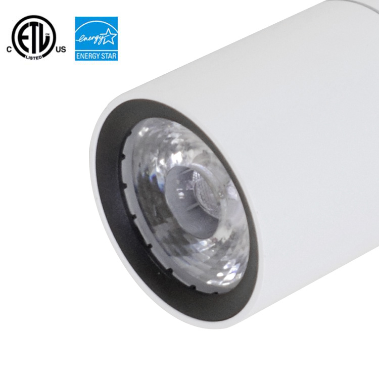 Sistemi di illuminazione a binario Spotlight per negozi, apparecchi di illuminazione a soffitto ETL