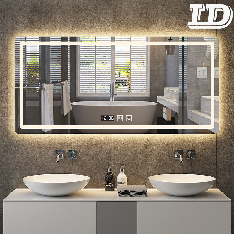 Specchio per il trucco da bagno dimmerabile con luci a LED Specchio con interruttore a sensore tattile