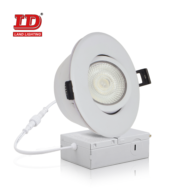 Downlight LED empotrable COB de 4 pulgadas con cardán