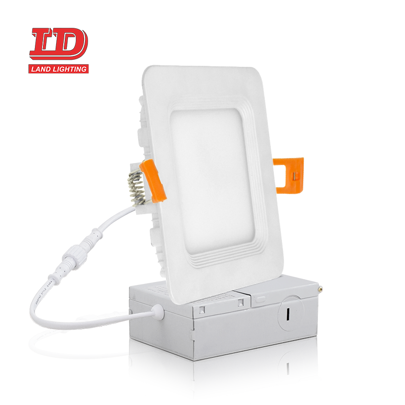 Lampada da pannello sottile a LED con deflettore quadrato da 4 pollici