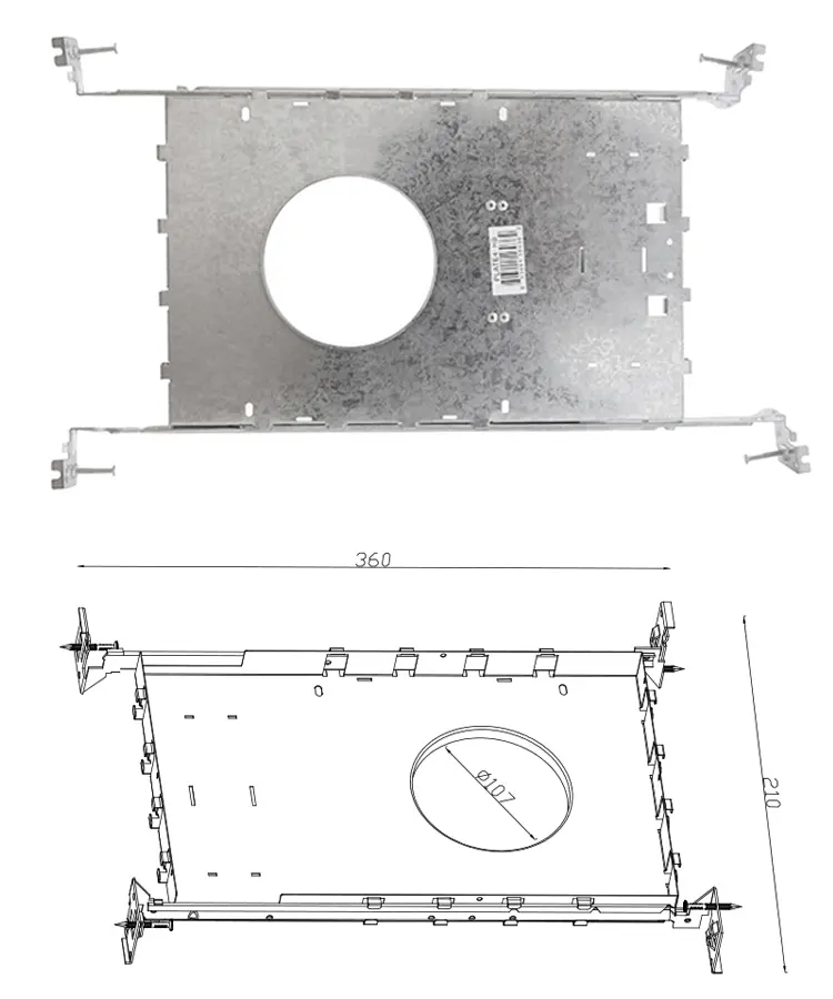 3" Metal Mounting Plate