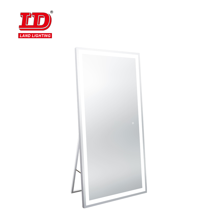 Standing Compact Bathroom Floor Led Makeup Wall Full Mirror