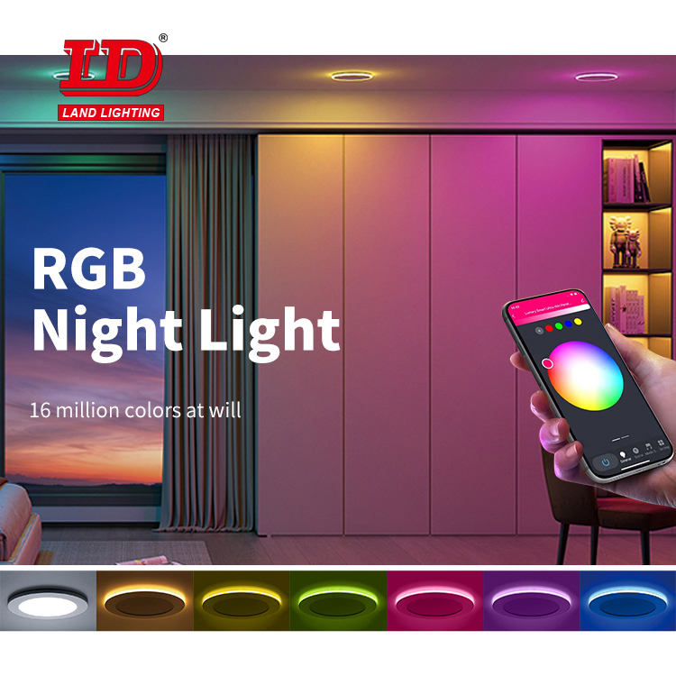 Smart TUYA Bluetooth dimbaar RGB led-nachtlampje