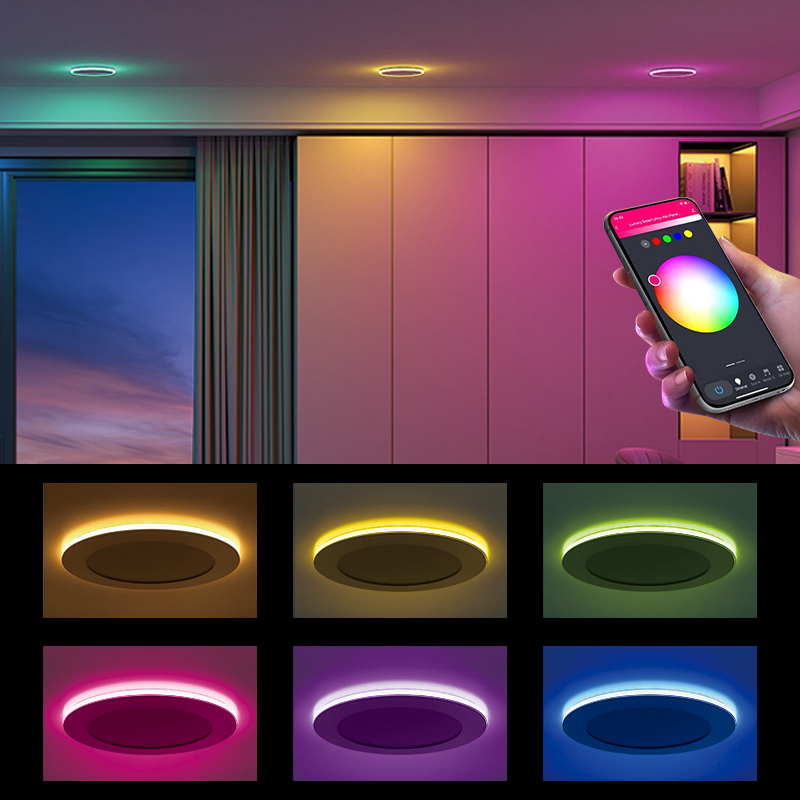 Intelligentes TUYA Bluetooth dimmbares RGB-LED-Nachtlicht