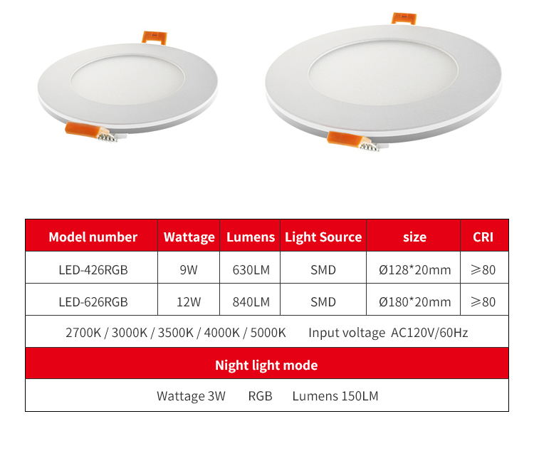 RGB Led Night Light