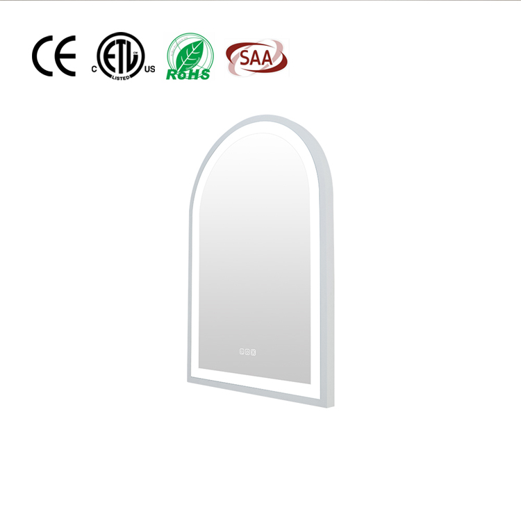 Modern Frame Construction Large Arch Wall Mirror For Bathroom And Vanity