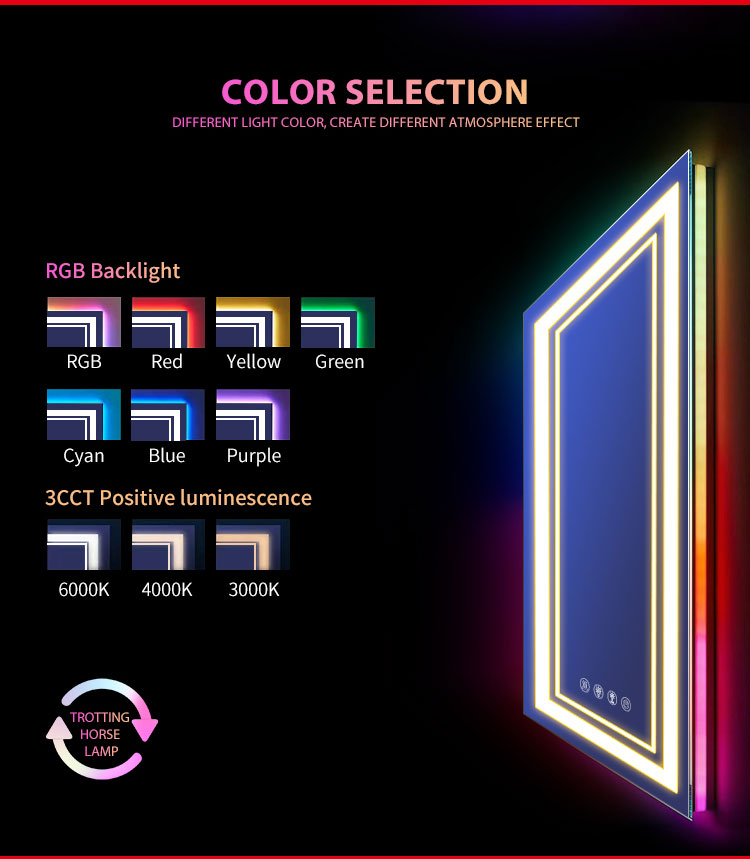 RGB Color Changing Mirror