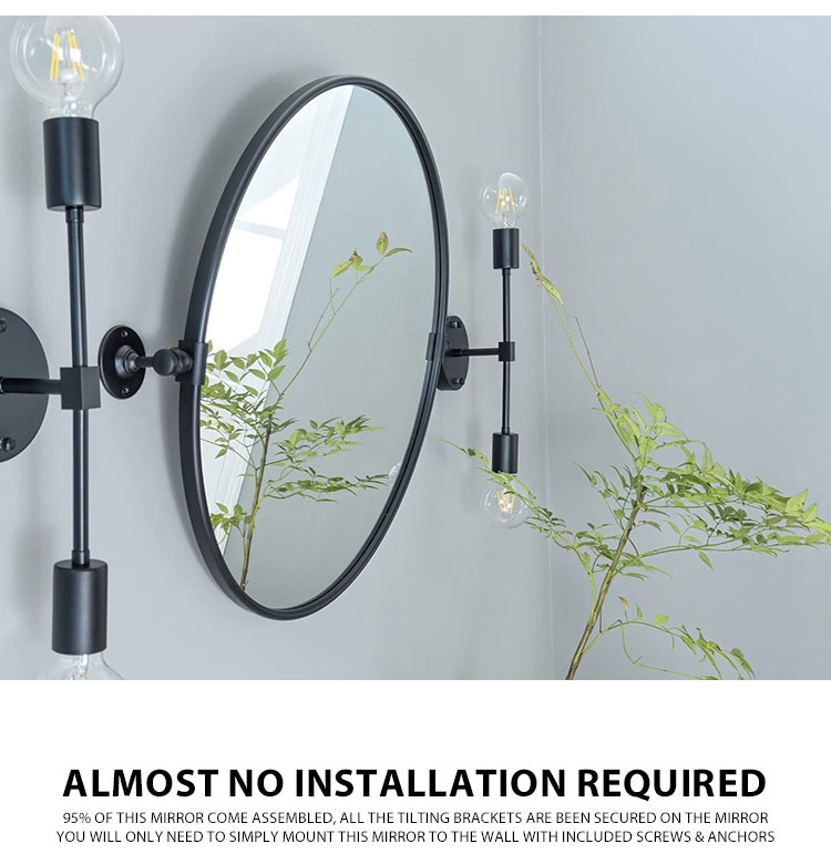 Rotatable Bathroom Mirror