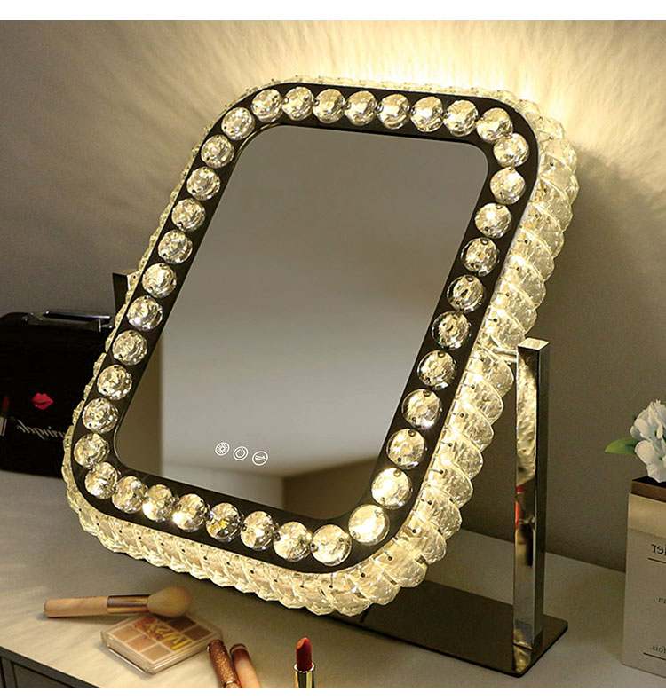 Luxury Led Crystal Mirror