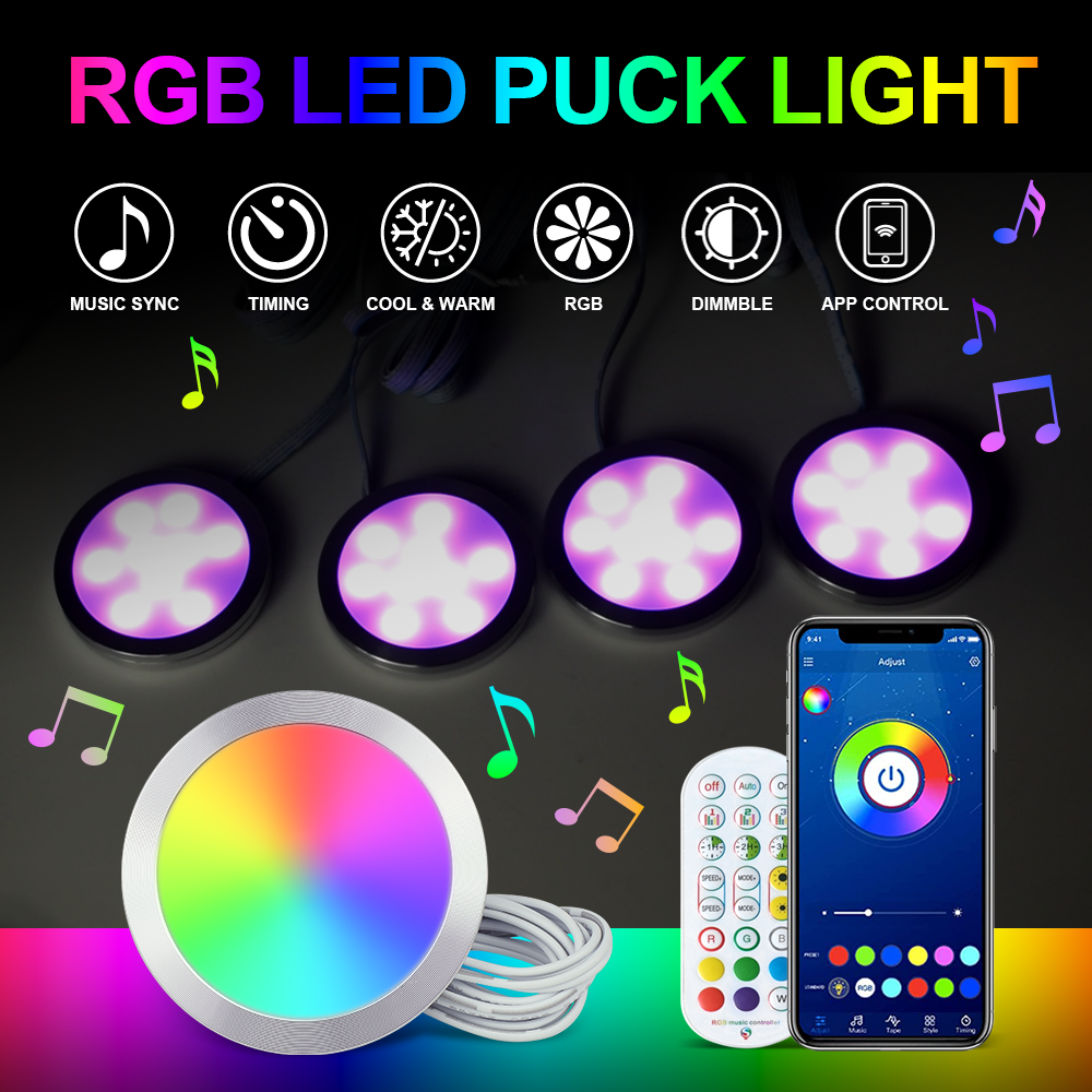 Introducing the Revolutionary Smart Puck Lights: Illuminating Your Life with Intelligence and Convenience