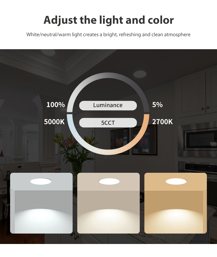 Frameless 3D Arc LED Pot Light