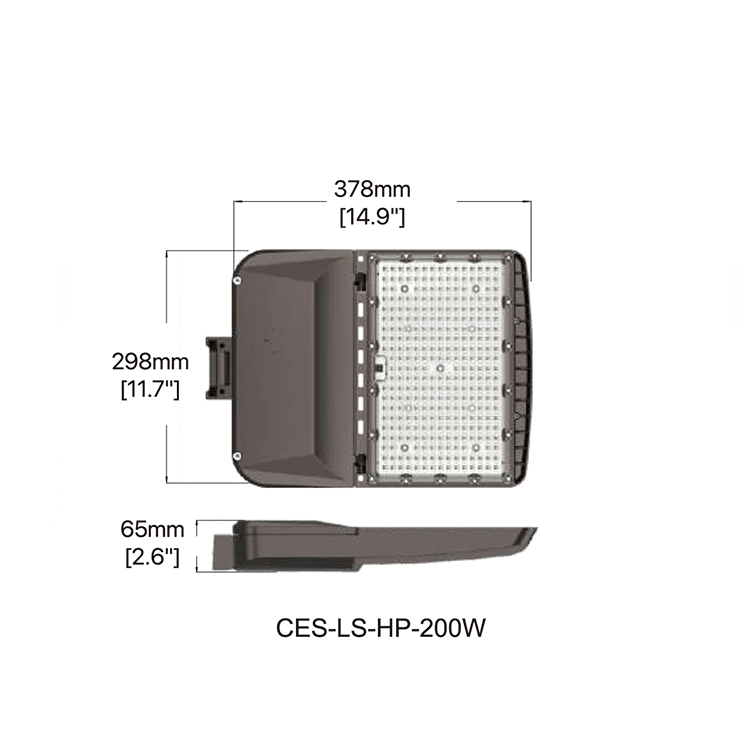 スマートコントロールシステムアルミニウムハウジングLEDエリアライト