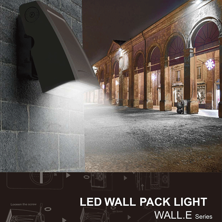 Nouvelle lampe murale LED réglable au design fin 40 W 60 W 100 W