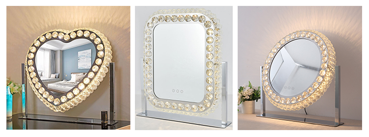 Crystal Makeup Mirror With Lights