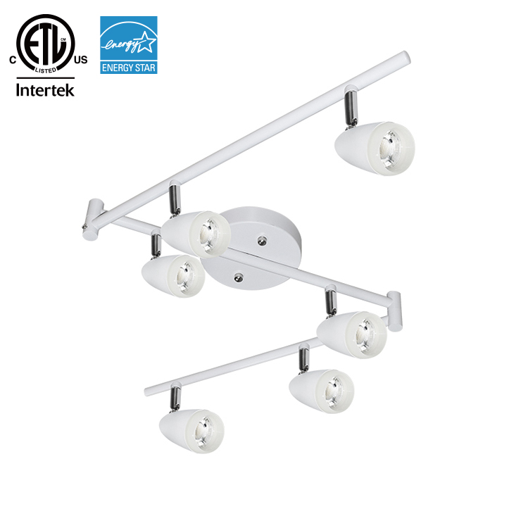 Angle Adjustable Aluminum Mutuple Led Track Spotlight