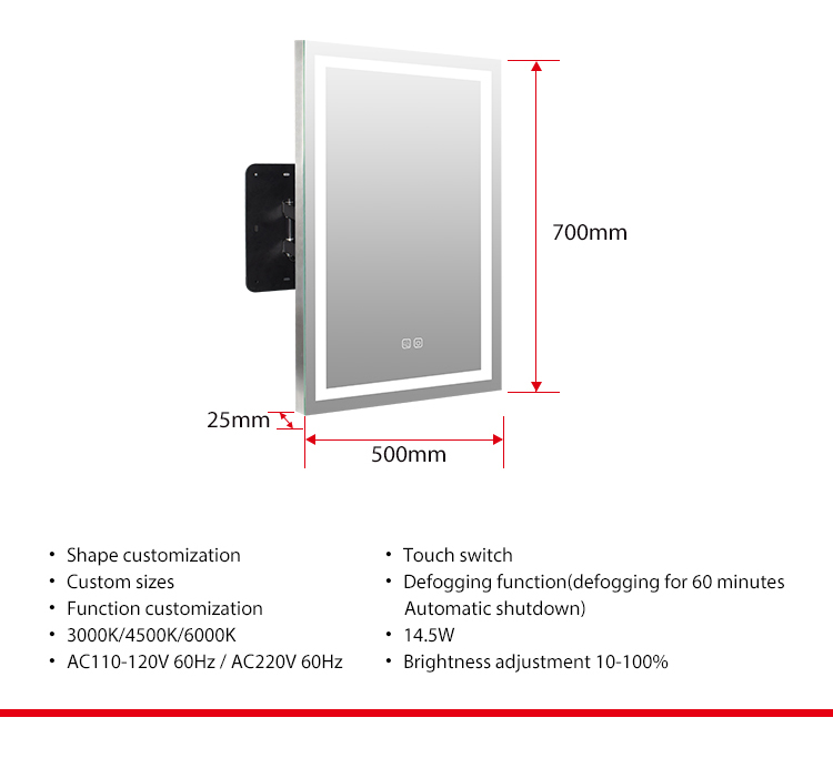 Mirrors With Rotating Bracket
