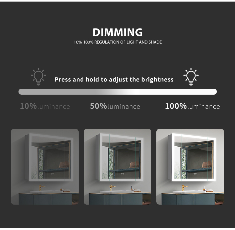 LED Bathroom Mirror Cabinet