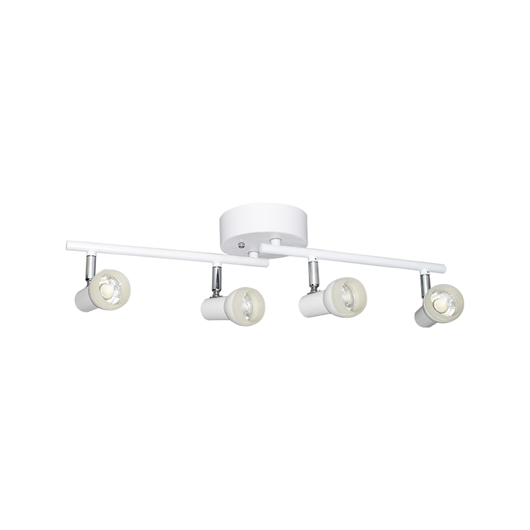Lámpara de techo LED decorativa con barra de montaje en riel